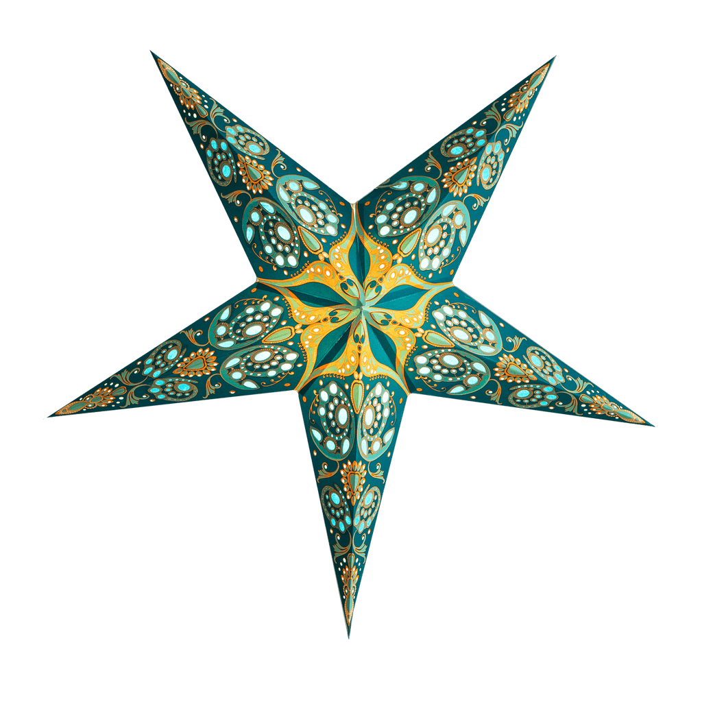Paper Starlights - Phoenix Azure Blue