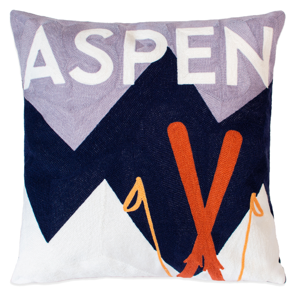 The Pillow Drop - Aspen Needlepoint Cushion